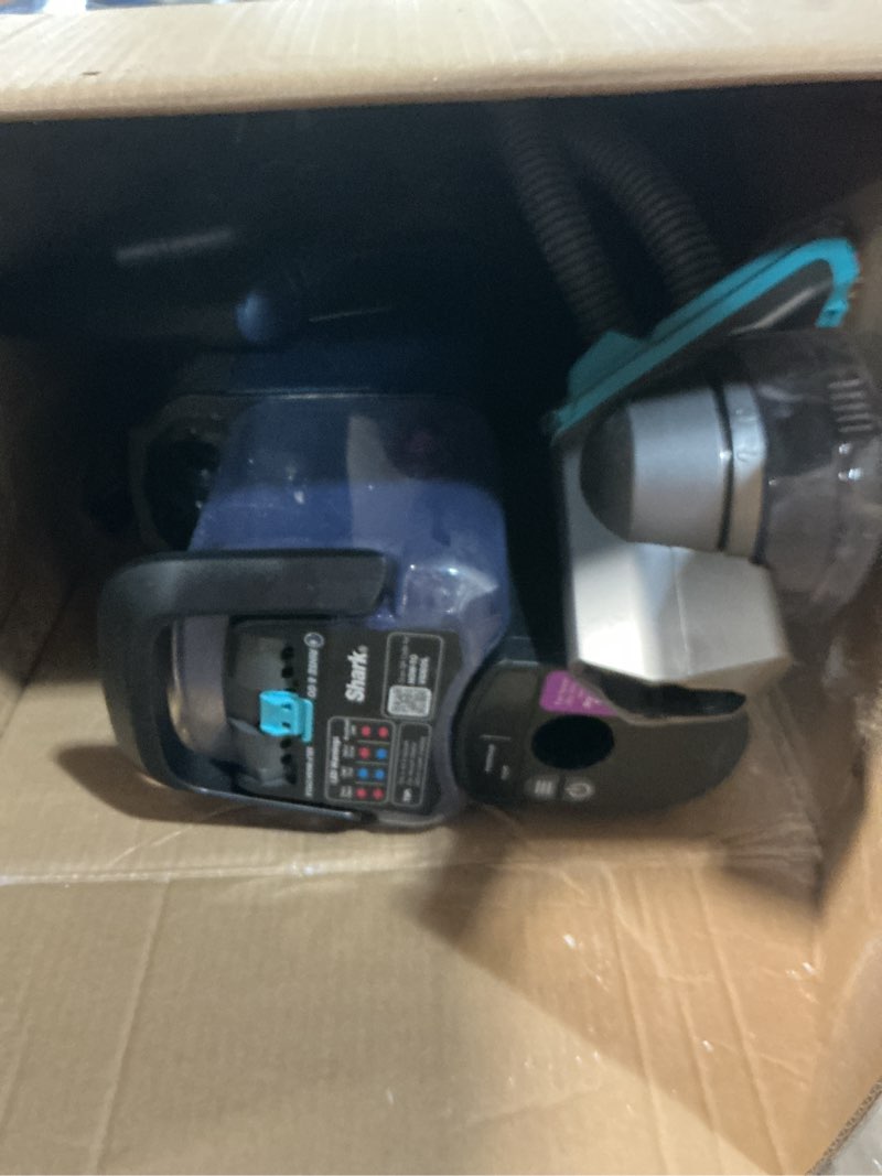 Condition photo showing As Is for Shark CarpetXpert HairPro with StainStriker Upright Carpet, Area Rug & Upholstery Cleaner, Perfect for Pets & Hair Removal, Carpet Shampooer, 5 Cleaning Tools, Pet Cleaning Solution, Navy, EX304