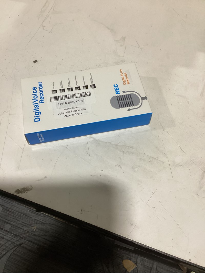 Condition photo showing As Is for 72gb digital voice recorder, audio recorder with 25h battery life, playback & voice activation recording device, voice activated recorder with ai noise reduction for lectures/meetings/interviews