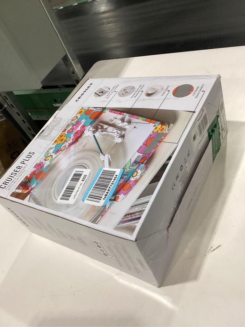 Condition photo showing Good Condition for Crosley CR8005F-GF Cruiser Plus Vintage 3-Speed Bluetooth in/Out Suitcase Vinyl Record Player Turnta