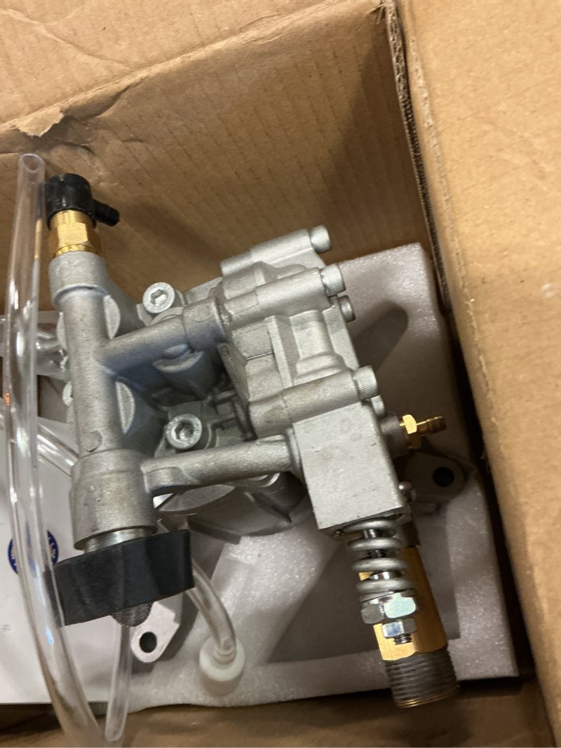 Condition photo showing Good Condition for toolcy 7/8" shaft vertical pressure washer pump, rear side 3100 psi 2.5 gpm