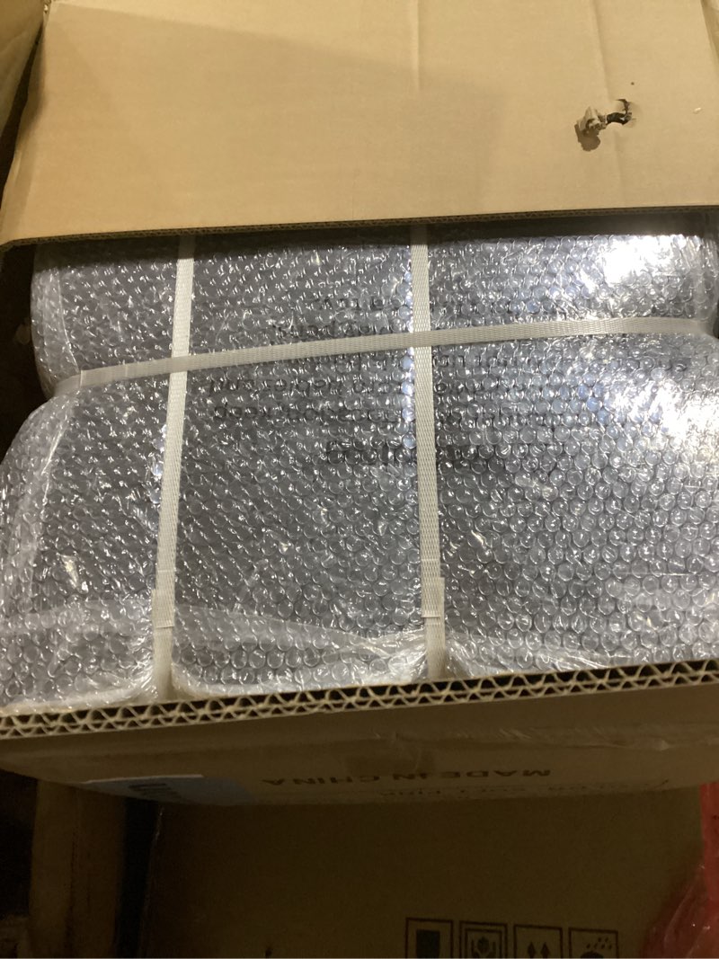 Condition photo showing New/Like New for 7FT Bean Bag Chair, Large Bean Bag Chairs with Memory Foam Filled, Fluffy Beanbag Sofa with Dutch Velvet Cover, Round BeanBag Chairs for Living Room, Playroom - Light Pink 7FT- 72"x72"x18" Light Pink