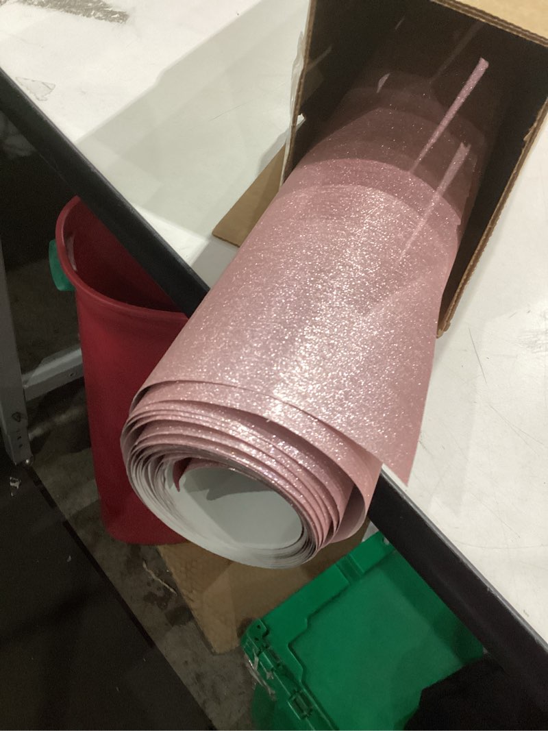 Condition photo showing As Is for WRAPAHOLIC 30 Inch Pink Wrapping Paper Roll - Pink with Metallic Shine for Birthday, Christmas, Holiday, Wedding, Baby Shower - 30 inch x 16.5 feet