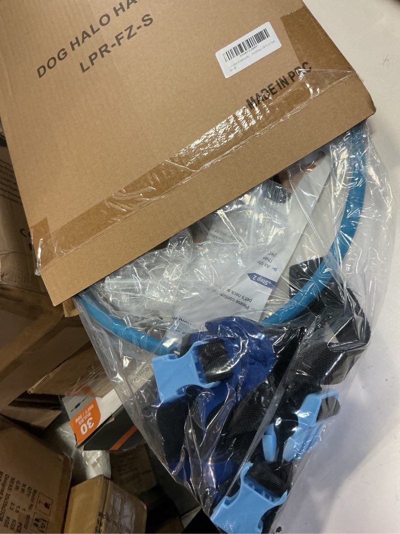 Condition photo showing Good Condition for blind dog harness with protective halo ring, adjustable protective collar and navigation aid for visually impaired dogs, safe mobility support tool (9-13in)