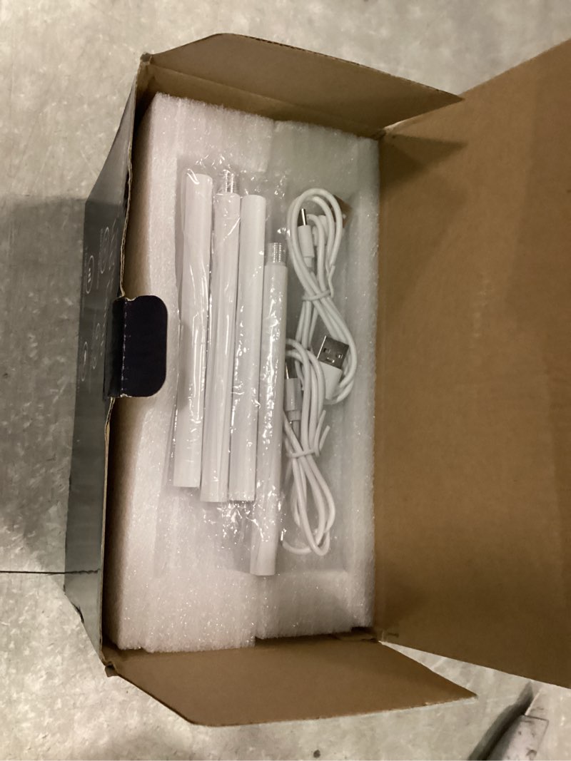 Condition photo showing New/Like New for 2 pack cordless table lamps, 3 colors stepless dimming, 5000mah rechargeable battery led desk lamp for bedroom/couple dinner/desk/cafe/dining room/terrace white - 2 pack