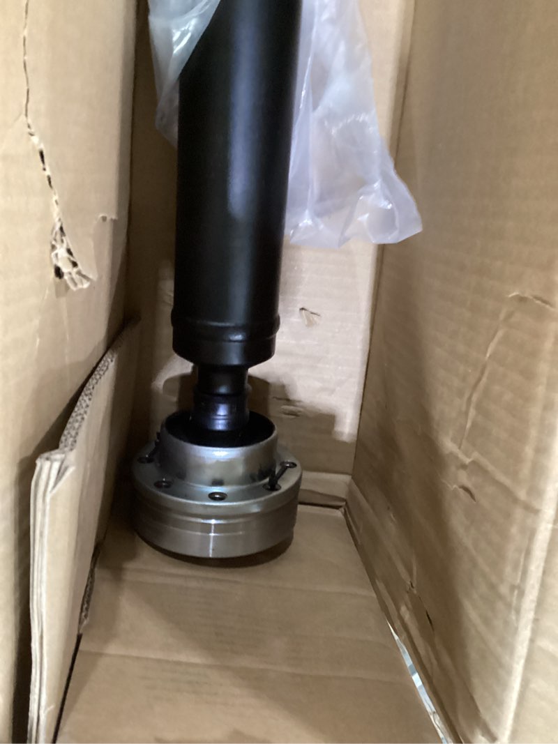 Condition photo showing As Is for 976-986 drive shaft assembly 61.87" steel rear driveshaft assembly prop shaft for chrysler 300 for dodge charger 2015-2021 oe 68212031ab 68212031ac 68261528aa 68261528ab 68261528ac 68261528ad