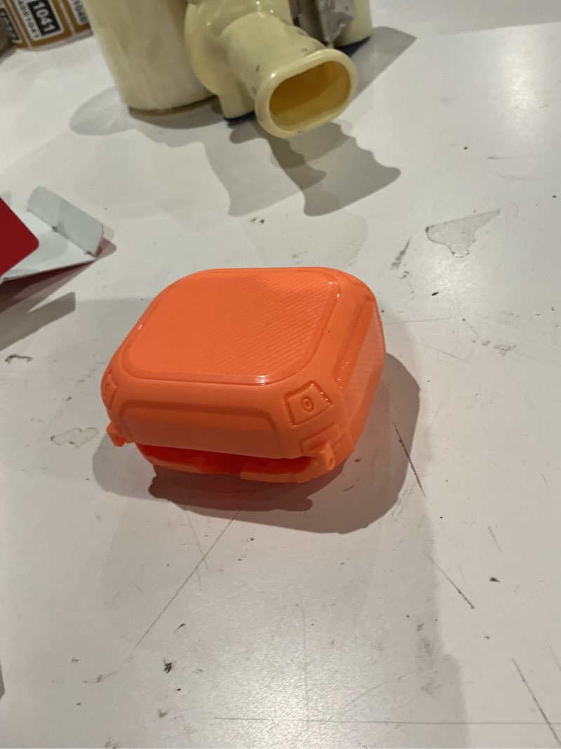 Condition photo showing Good Condition for profezzion for beats powerbeats pro 2 case cover, heavy duty hard shell case with full coverage and secure locking latch for power beats pro 2 earbuds - electric orange (not for the powerbeats pro 1)