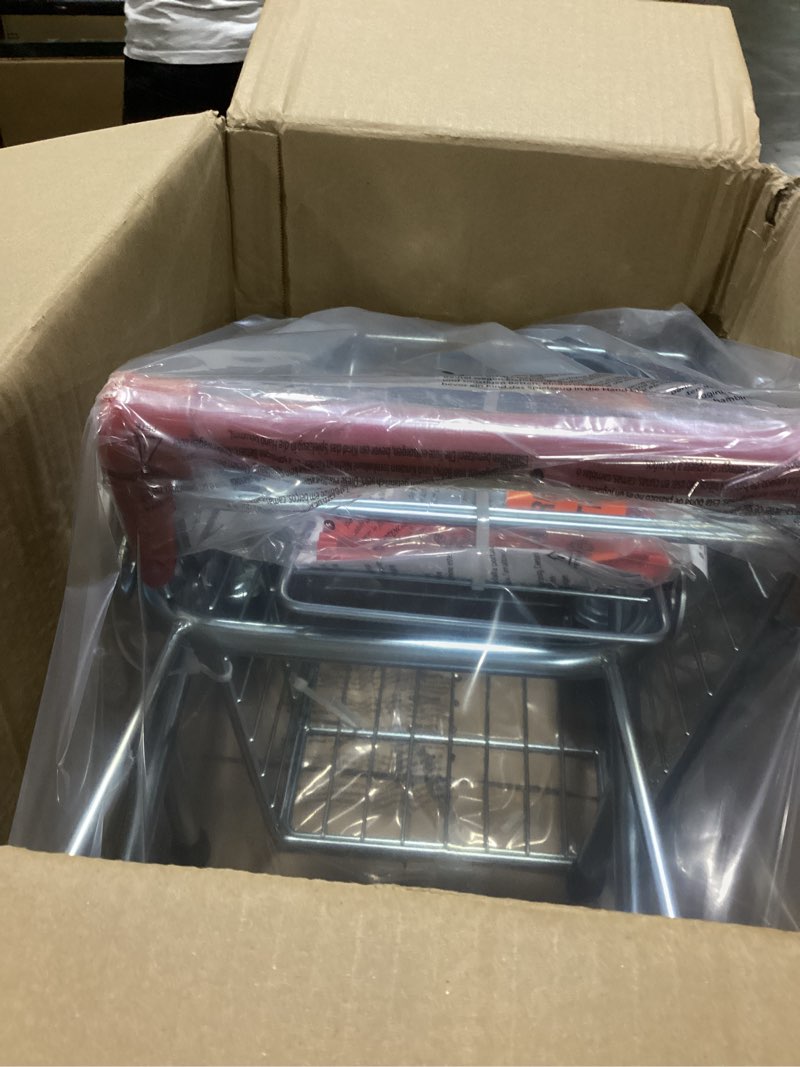 Condition photo showing As Is for melissa & doug toy shopping cart with sturdy metal frame