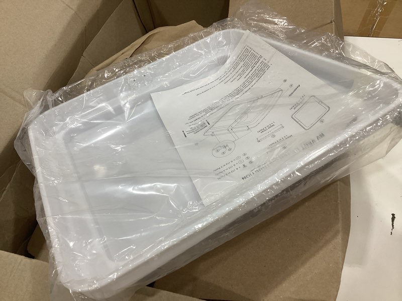 Condition photo showing New/Like New for camp'n 14.5 inch universal rv roof vent for trailer, camper, motorhome - rv vent covers for roof - oem lid replacement (14.5 x 14.5 white 1-pack) 1 vent cover white