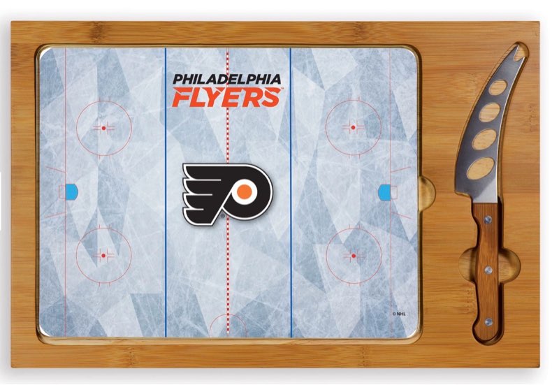 PICNIC TIME NHL Philadelphia Flyers Icon 3-Piece Cheese Cutting Board Set