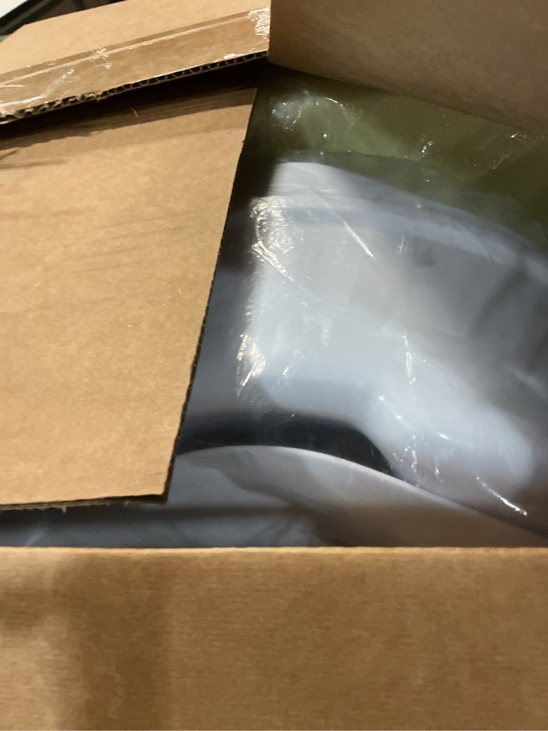 Condition photo showing New/Like New for mabozoo 3-inch toilet seat cushion with back support, waterproof pu leather padded toilet seat & foam backrest pad for elderly, disabled, handicap (universal fit, white)