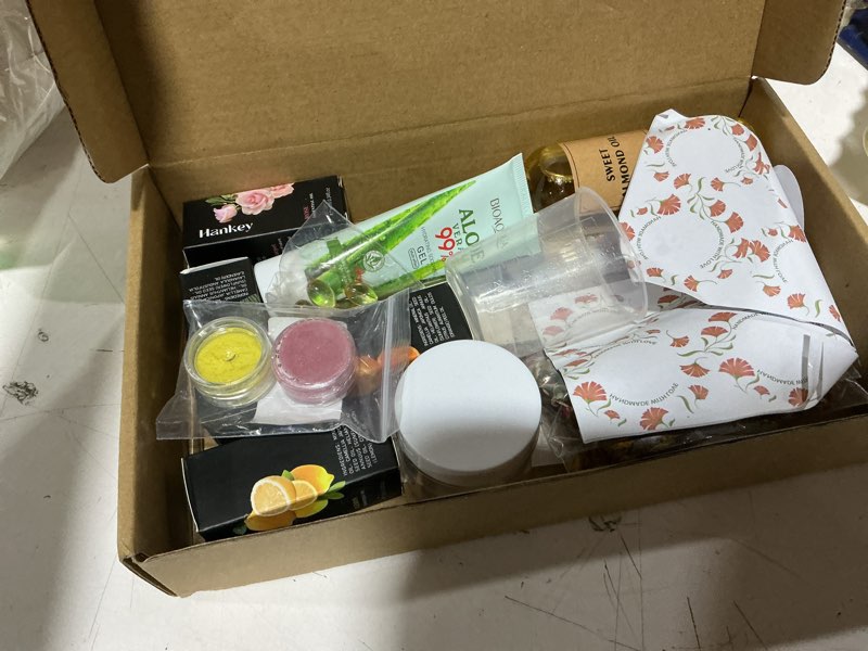 Condition photo showing Good Condition for tsvate body scrub making kit- make your own salt body scrub, salt scrub for body with almond oil, moisturizing and exfoliating dry skin hand foot, diy organic body care gifts for women & men