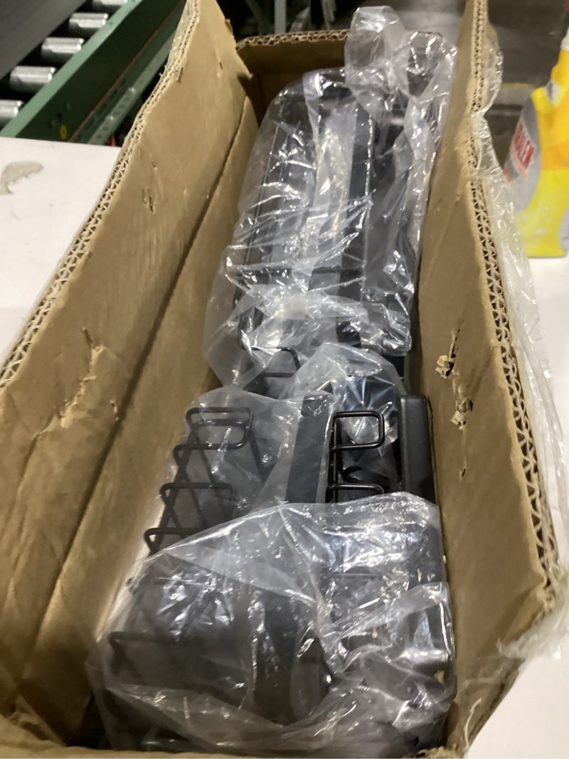 Condition photo showing New/Like New for Corner Shower Caddy Tension Pole - 4 Tier Stainless Steel Rustproof Shower Corner Caddy for Bathtub Bathroom Shower Organizer Shelves Adjustable Pole 25-114.2 Inch Black Dark Black