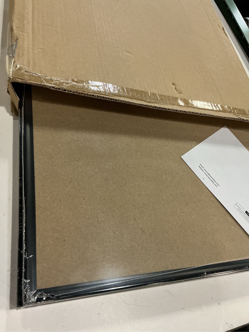 Condition photo showing Good Condition for upsimples 16x24 picture frame black 3 pack, scratch-proof poster frames 16 x 24 for photo gallery - slide-in strips, horizontal or vertical wall mounting