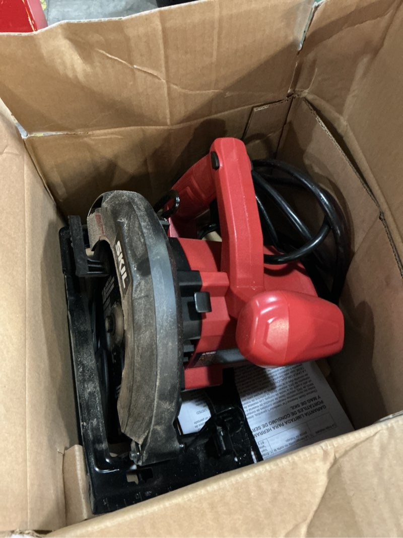 Condition photo showing As Is for skil 13-amp 7-1/4-in corded circular saw