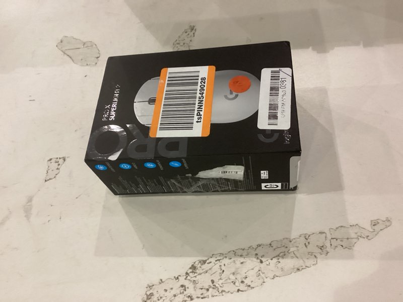 Condition photo showing As Is for Logitech G PRO X SUPERLIGHT 2 Wireless Gaming Mouse, 60g Pro-Grade with 5 Programmable Buttons, 44k DPI Sensor, 8kHz Report Rate, USB-C Charging for PC/Mac - White White Classic Mouse