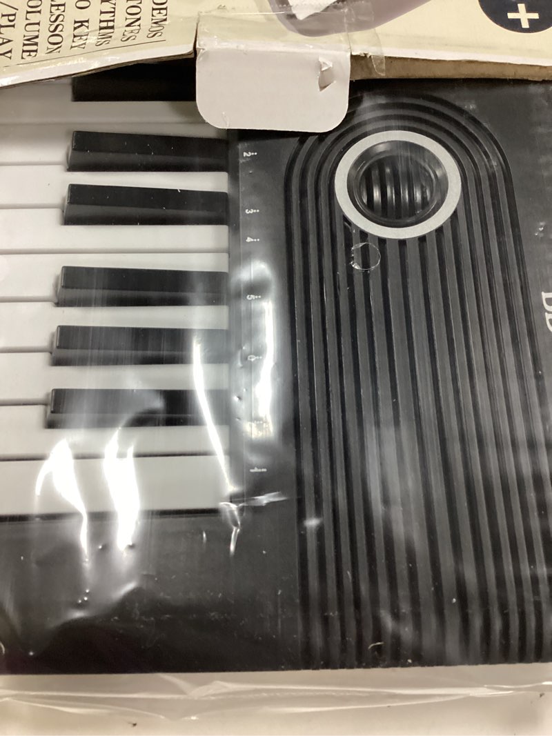 Condition photo showing Good Condition for 61 keys keyboard piano, Electronic Digital Piano with Built-In Speaker Microphone, Portable Keyboard Gift Teaching for Beginners, electric piano for kids Black