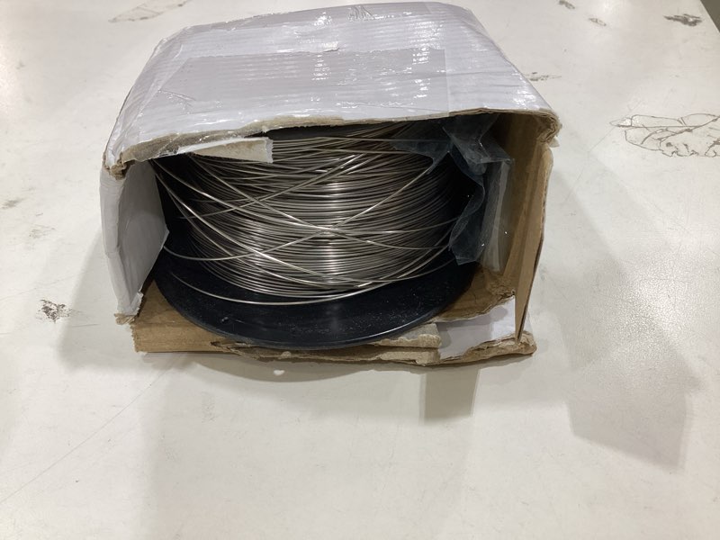 Condition photo showing As Is for stainless steel mig welding wire er308l .030-diameter - 2 pound spool | low splatter,strong abs plastic spool mig wire,better corrosion resistance compatible with all mig welder er308l stainless steel mig solid wire .030-inch 2lb