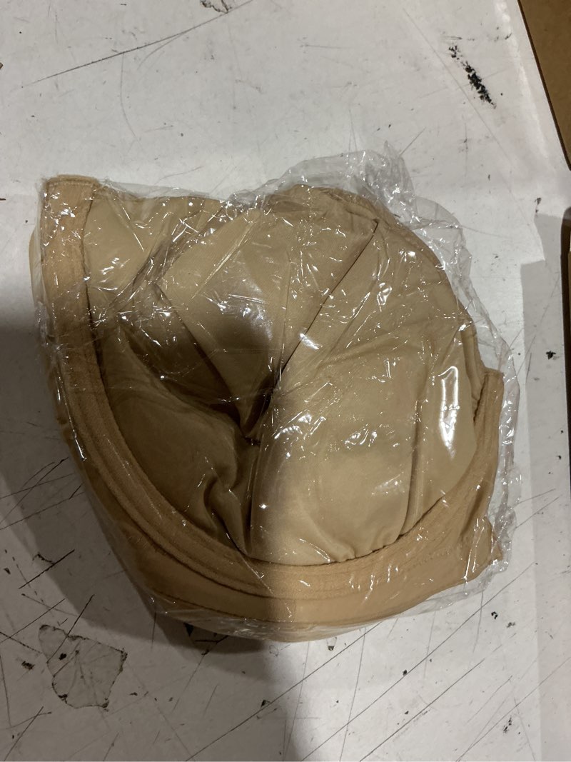 Condition photo showing New/Like New for hsia bras for women minimizer full coverage, plus size t shirt unlined underwire smooth bra, seamless cups joan ultimate soft beige 36dd