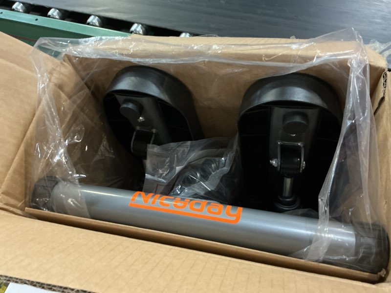 Condition photo showing Good Condition for niceday steppers for exercise, stair stepper with resistance bands, mini stepper with 300lbs loading capacity, hydraulic fitness stepper with lcd monitor 6603w6l-gray