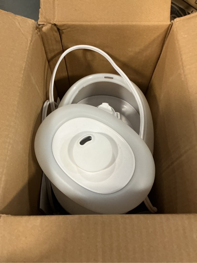 Condition photo showing As Is for boxing 3l cool mist humidifier, ultra quiet 20db for bedroom, baby & office, top fill air humidifier for home office & indoor plants, 30h runtime, essential oil tray, night light, bpa-free, white blue light