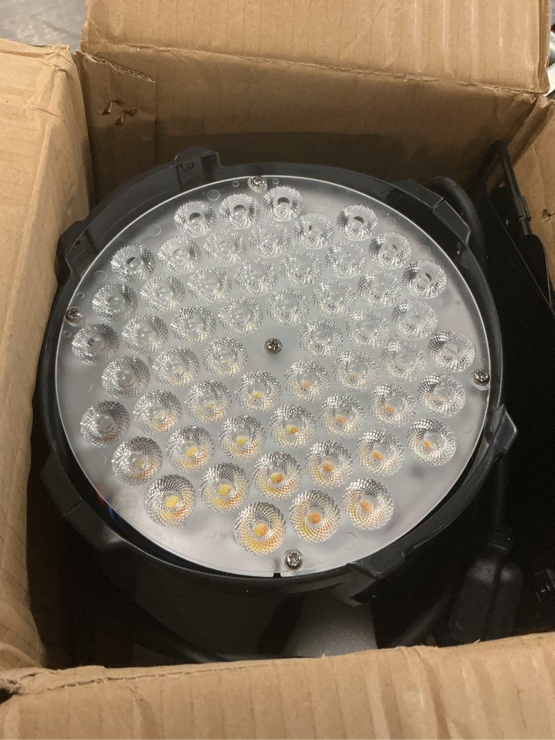 Condition photo showing Good Condition for strobe light dj stage lights-betopper 54 * 2w cob led super bright dmx dj lights with barndoors white/off white lighting 5000 lumens for theater,photostudio,party,church event,wedding,1 pack lc003 with barndoors*1