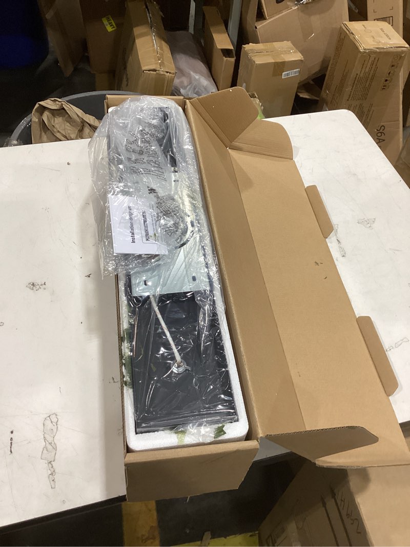 Condition photo showing Good Condition for sinerise led modern bathroom vanity light fixtures, modern acrylic bathroom wall lighting fixtures over mirror (cool white 6000k) (3-light, 24-inch), matte black- non-dimmable 3-light, 24-inch matte black- non-dimmable