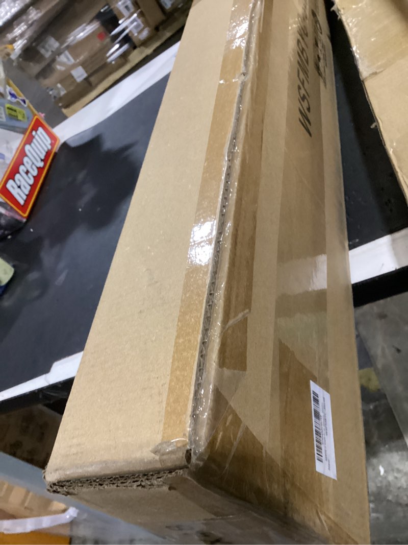 Condition photo showing Good Condition for seeye 2 inch faux wood blinds for indoor windows with crown valance, cordless room darkening window blind, 36" w x 48" h, horizontal wooden shades for bedroom, kitchen, office, doors, white 36"w x 48"h
