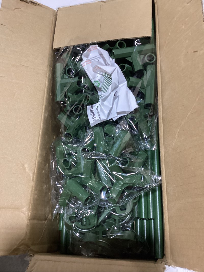 Condition photo showing Good Condition for 3 pack square tomato cages, 49'' tall heavy duty steel tomato trellis kit for garden, plant support tower stakes cucumber pepper trellis for climbing vegetable flowers 3pcs cages