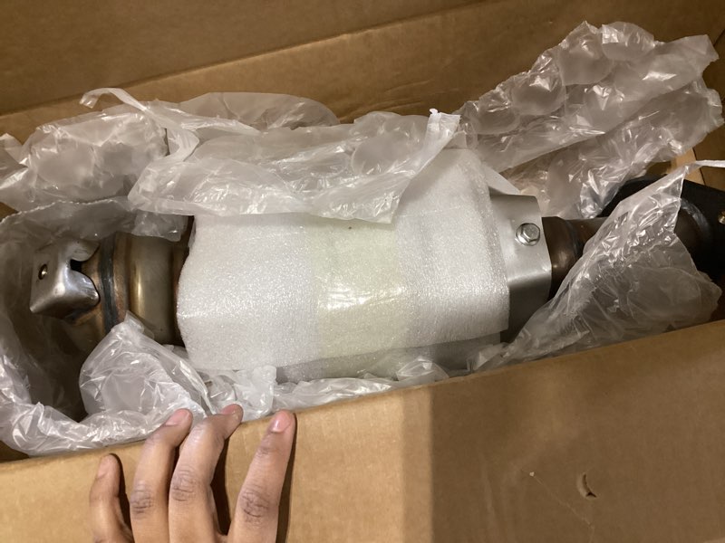 Condition photo showing Good Condition for fomiuzy high flow front catalytic converter kit direct-fit honda accord 2013-2017 2.4l acura tlx 2015-2020 2.4l crv cr-v 2015-2019 2.4l