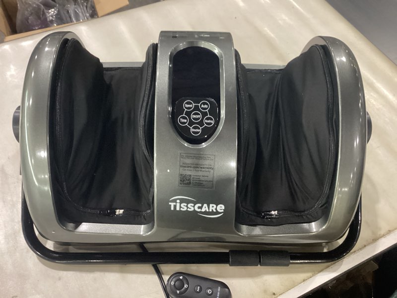 Condition photo showing New/Like New for TISSCARE Shiatsu Foot Massager with Heat, FSA Eligible HSA Foot Massager for Plantar Fasciitis, Neuropathy, Circulation and Pain Relief, Massage Feet at Home/Office, Gift for Men and Women