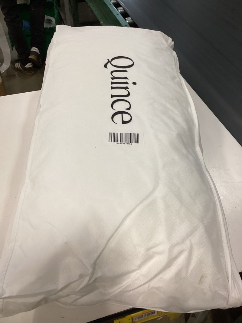 Condition photo showing New/Like New for premium down alternative pillow, king, medium/firm