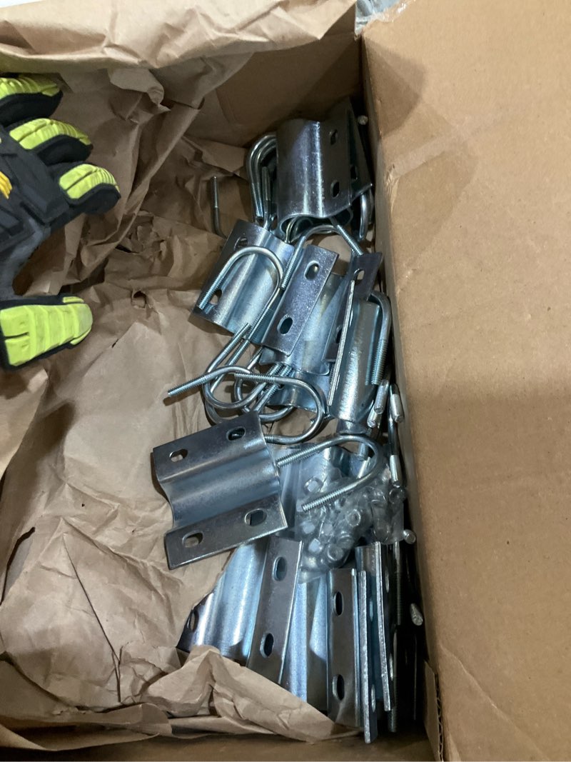 Condition photo showing As Is for metal brace parts