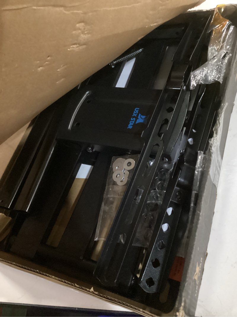 Condition photo showing Good Condition for USX STAR UL Listed Full Motion TV Wall Mount Bracket for Most 37-90 inch TVs, Swivel Tilt Extension Level TV Mount, Max VESA 600x400mm, Holds up to 132lbs & 16" Wood Studs with Hole Drilling Template Movable 37-90inch