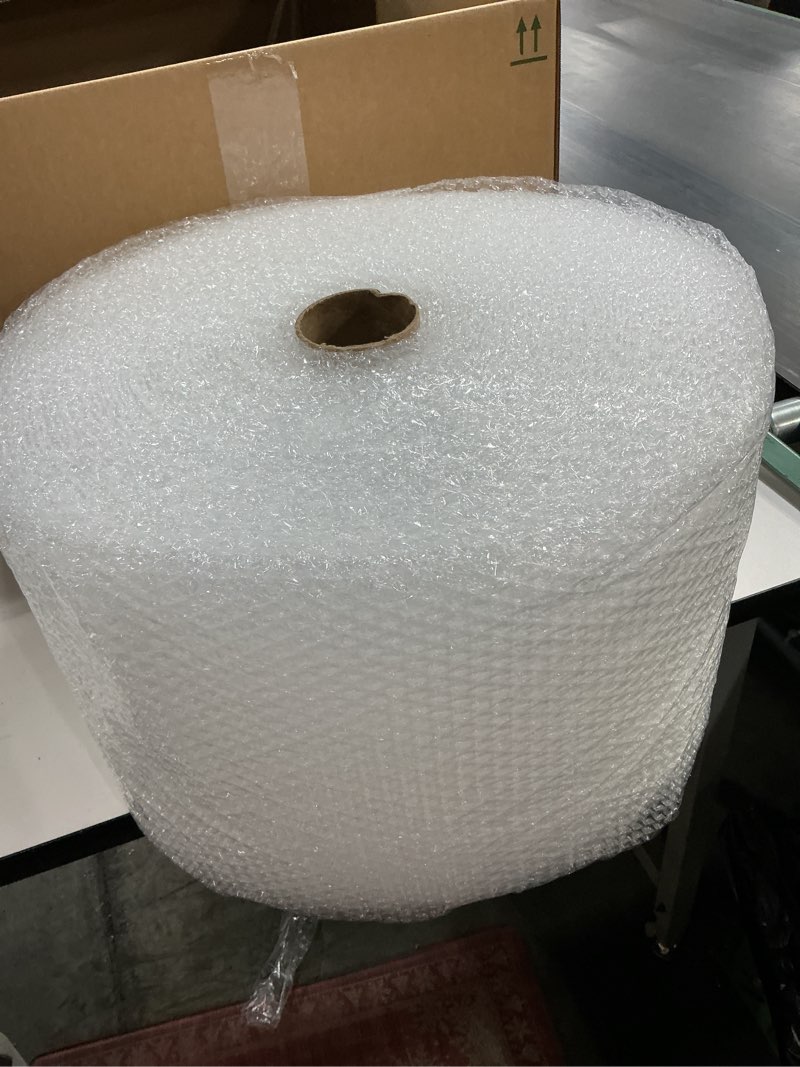 Condition photo showing Good Condition for Yens Bubble Wrap 700ft x 12" Clear Plastic, 3/16" Small Bubble, Perforated Every 12", 4 Rolls x 175ft Each, Made in USA