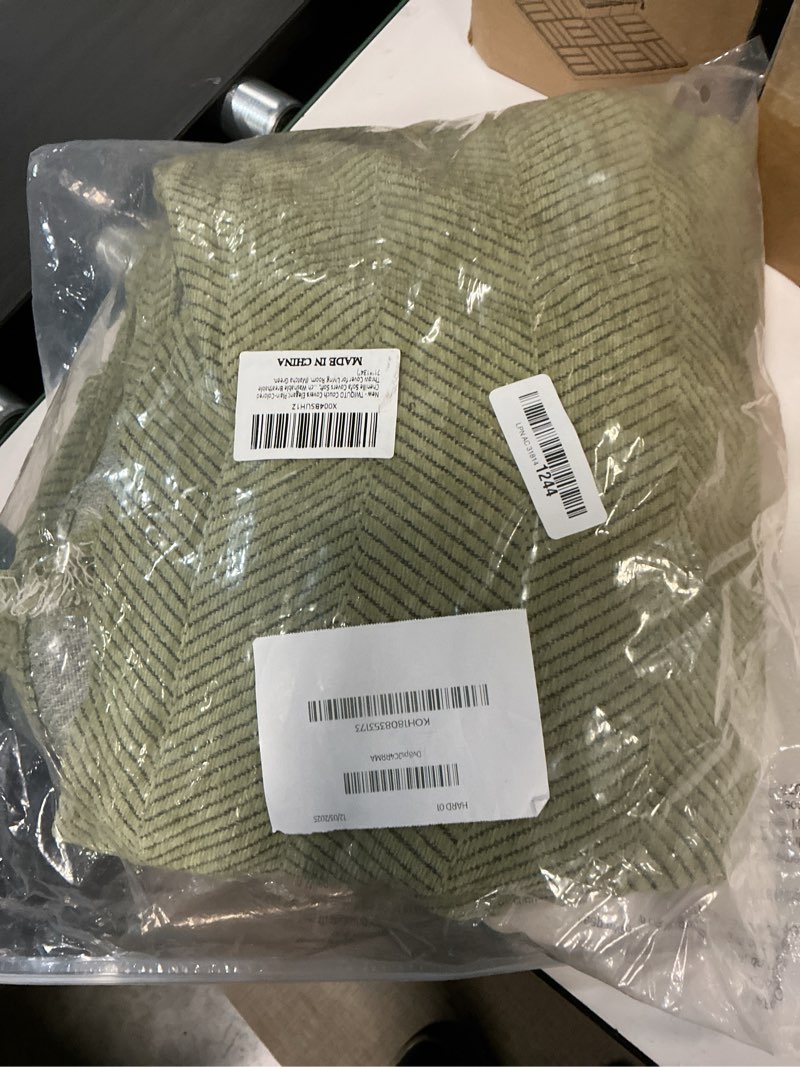 Condition photo showing Good Condition for Non Slip Couch Cover for 3 Cushion Couch Thick Chenille Sectional Sofa Cover Soft Furniture Protector sofa slipcover for Dogs Pet Washable loveseat cover for Living Room,Matcha Green, 71"*134" 71"*134" Matcha Green
