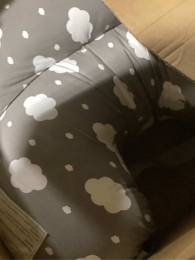 Condition photo showing As Is for momcozy original nursing pillow for breastfeeding-pioneering safety fence- wider feeding pillows for more support for mom & baby- easier nursing & hand free- fit for all, removable cotton cover grey