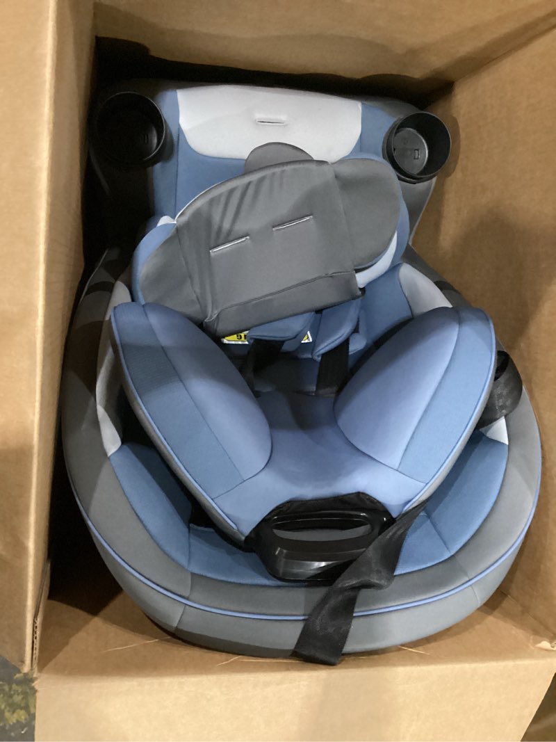 Condition photo showing Good Condition for safety 1st grow and go all-in-one slim convertible car seat, rear facing, 5-40 lbs, forward facing (30–65 lbs), high back booster seat 40-100 pounds, alaskan blue alaskan blue original