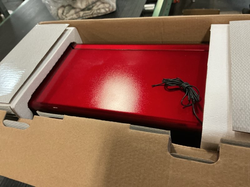 Condition photo showing Good Condition for Victrola Haley Retro Bluetooth Record Player & Multimedia Center with Built-in Speakers - 3-Speed Turntable, CD Player, AM/FM Radio, 3.5mm Aux-In, Wireless Music Streaming, Red Red Record Player