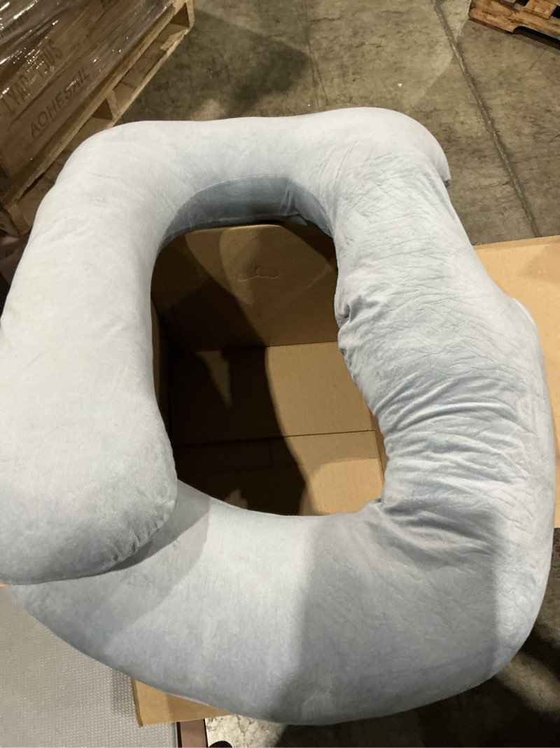 Condition photo showing Good Condition for vevor pregnancy pillow, g-shaped maternity pillow for sleeping, full-body support pillow with removable & washable cover, soft and breathable pregnancy body pillows for back, belly, hips, legs relief