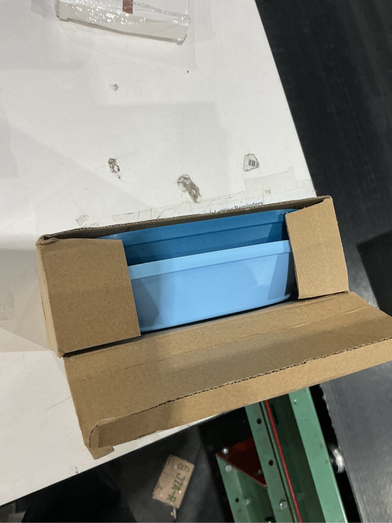 Condition photo showing Good Condition for mateeylife slow feeder dog bowls 2pcs, anti-choking puzzle dog food bowls, anti-slip interactive feeding slow down eating, bloat stop maze dishes for medium breeds a-lightblue&darkblue medium