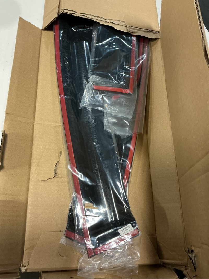 Condition photo showing Good Condition for arokzn 4pcs smoke tinted tape-on side window visor rain guards designed for kia forte 2019 2020 2021 2022 2023 ex fe gt line lxs shatterproof window deflectors 4 pcs
