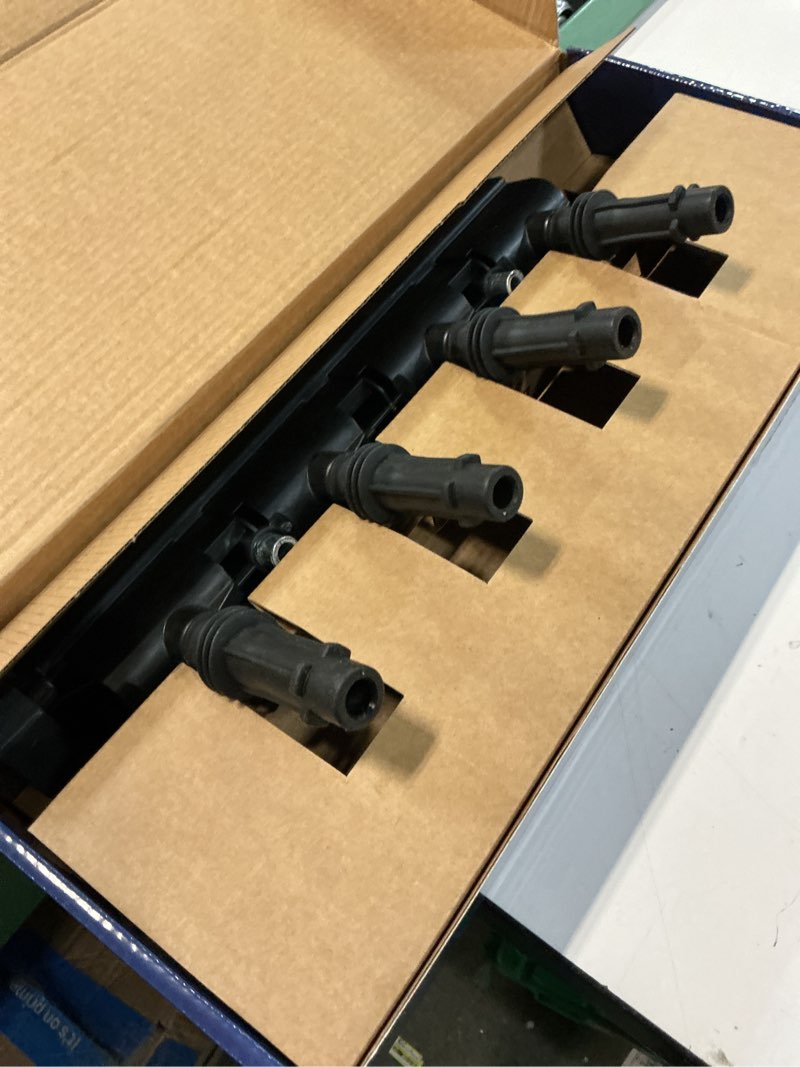 Condition photo showing Good Condition for ignition coil pack compatible with 1.4l turbo chevy cruze sonic trax volt cadillac elr buick encore 2011 2012 2013 2014 2015 2016 2017 2018 2019 2020, replace d521c uf669 55577898 55579072 25198623