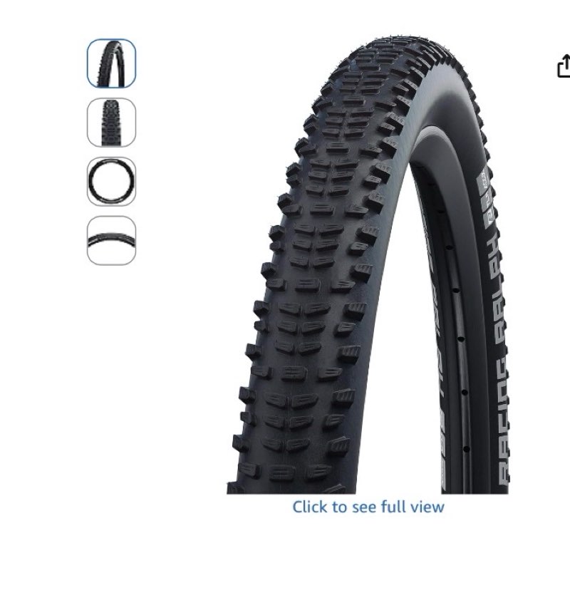yunscm 2-pcs 29" mountain bike tires 29x2.25/57-622 compatible with 29x2.25 29 * 2.25 bike bicycle t