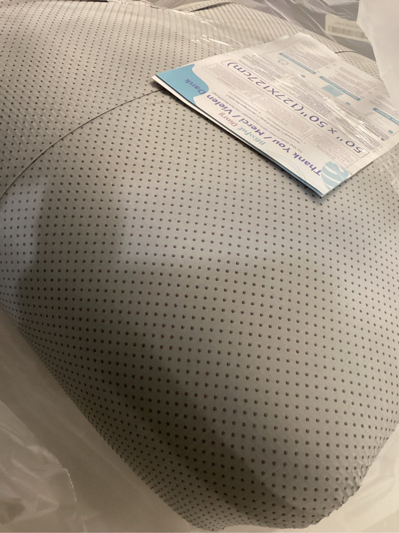 Condition photo showing Good Condition for Blissful Diary Ultra Soft Baby Play Mat, 50x50 Floor Mat with Removable & Washable Slip-On Cover for Babies and Toddlers Infants, Light Grey Light Grey 50" X 50"