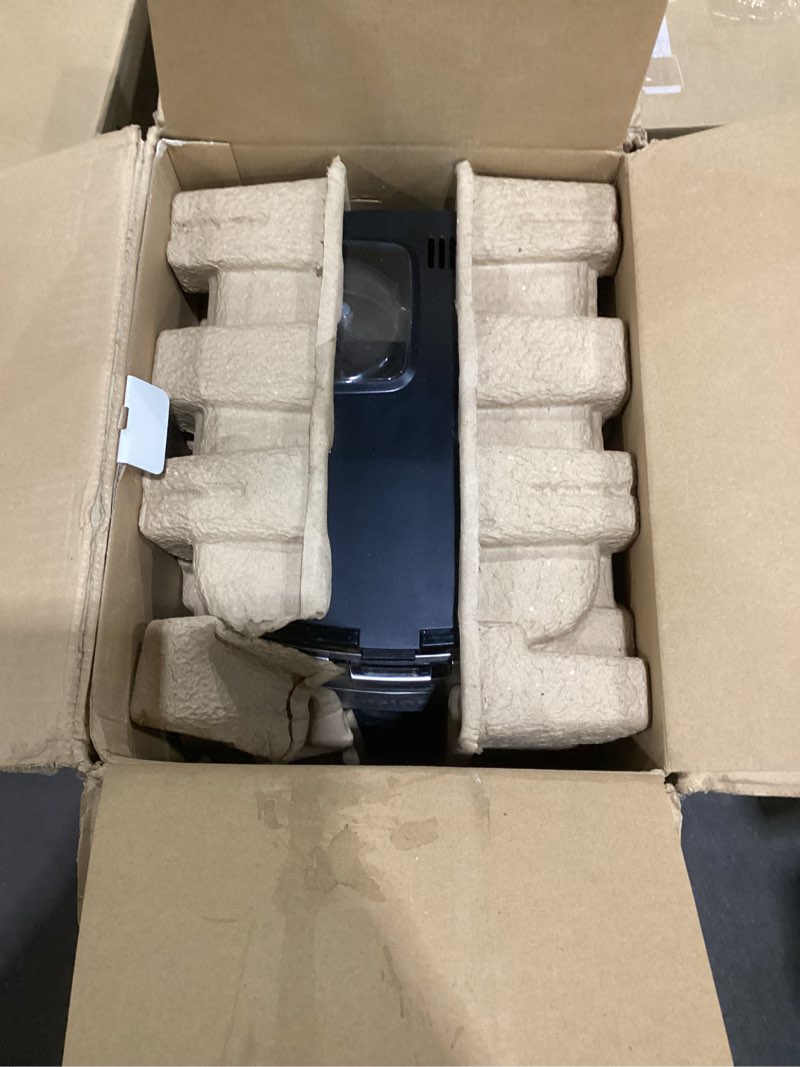 Condition photo showing As Is for cuisinart automatic grind & brew 10-cup coffee maker with blade grinder, programmable coffee machine glass carafe with 1-4 cup setting, brew pause, grind-off option, dgb-450nas, black/stainless steel 10-cup thermal automatic grind & brew black/stainless