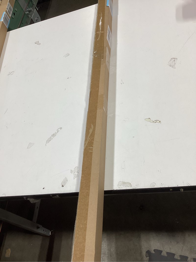 Condition photo showing New/Like New for amazer spring tension shower curtain rod, 54-90 inches rust-resistance tension curtain rod bathroom rod, adjustable shower curtain rod no drill, white 54-90 inches white