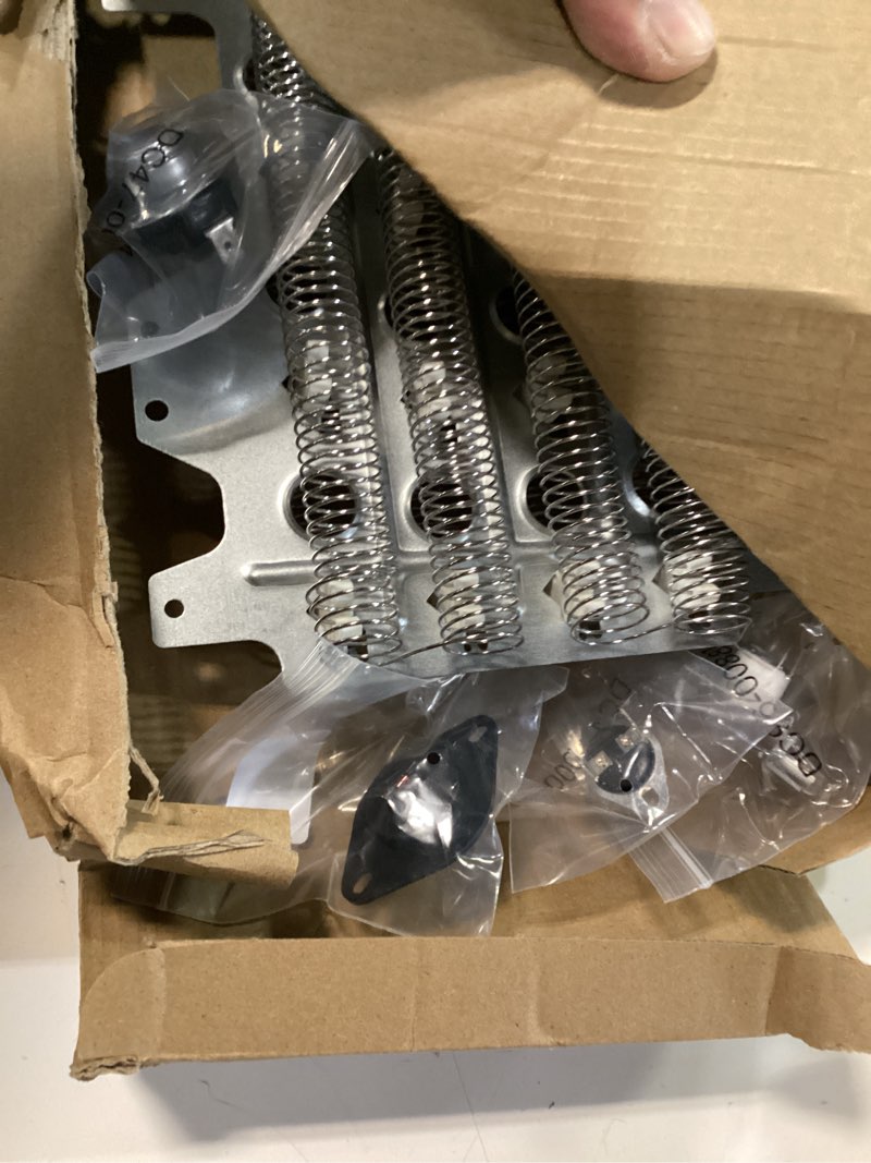 Condition photo showing Good Condition for DC47-00032A Dryer Heating Element Kit Replacement for 3 Wire Sam.sung DC93-00154A Heater, include DC96-00887A DC47-00016A Thermal Fuse, DC47-00018A Thermostat, DC32-00007A Thermistor by TOMOON