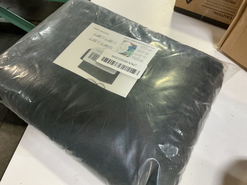 Condition photo showing Good Condition for obstal 2 pack black tablecloth fitted table clothes for 4 foot rectangle tables - water resistant washable fabric polyester rectangle table cover for outdoor/indoor uses?48l x 24w x 30h inches, black? 4ft | 2 pack black