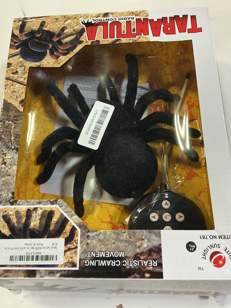 Condition photo showing Good Condition for tipmant large size 4ch rc spider tarantula simulation realistic giant remote control animal vehicle car kids electric prank toy