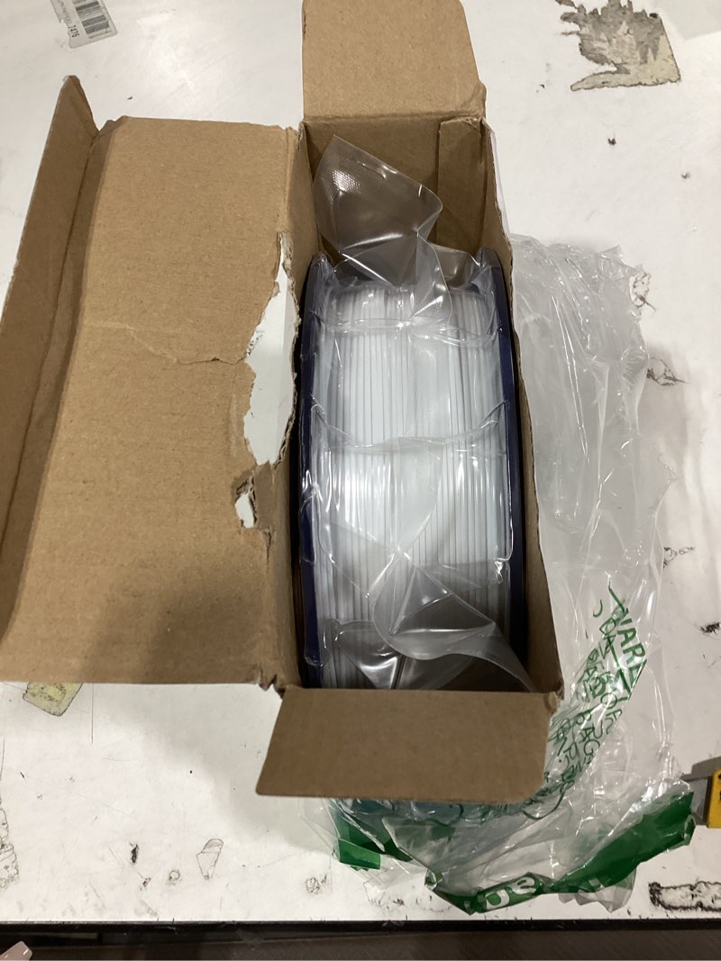 Condition photo showing New/Like New for petg filament 1.75mm, ultra tough, heat optimized, odorless, 1kg(2.2lbs) sunlu petg 3d printer filament, dimensional accuracy +/- 0.02mm, white c-petg-1kg-white